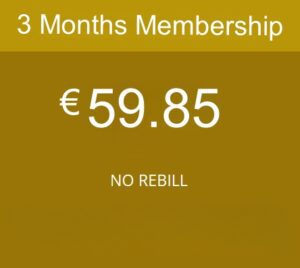 price for 3 months membership
