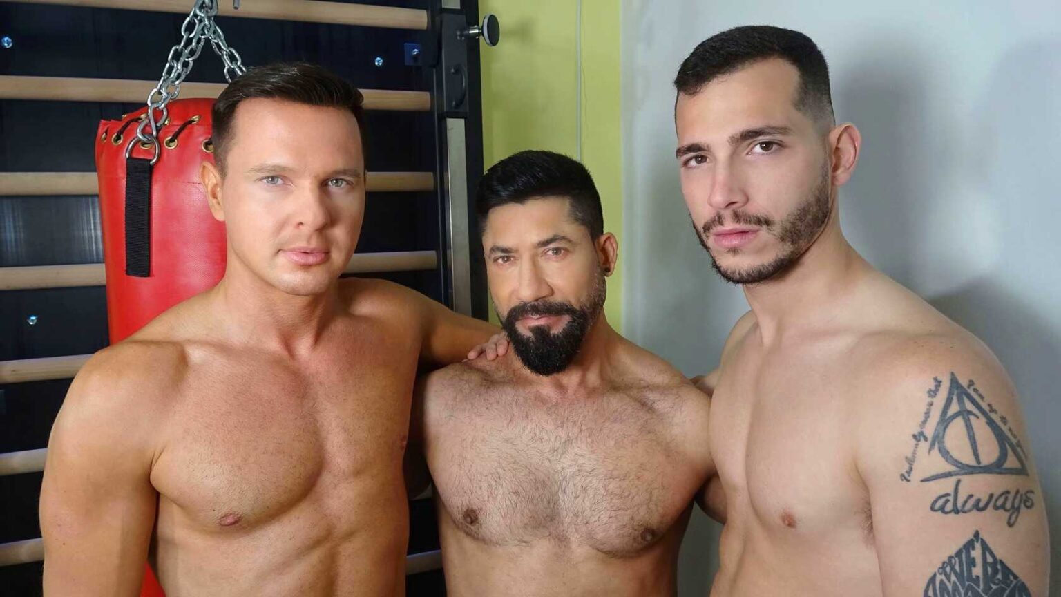 andre cruise, sultan rhodos and ricky hard gay porn actors